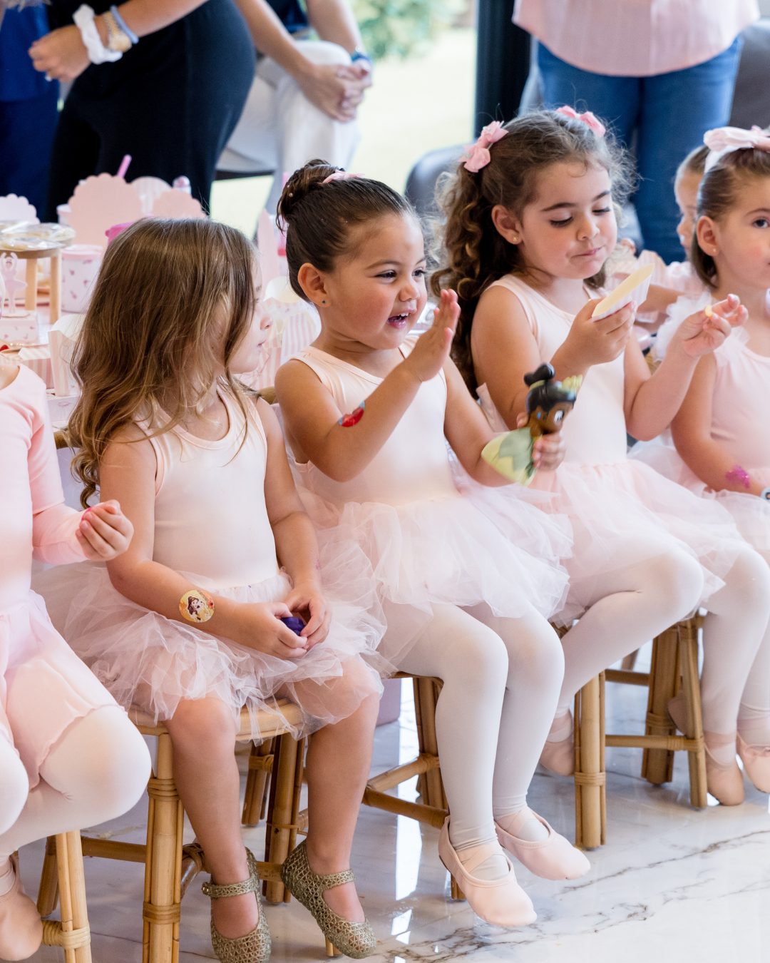 Children celebrating at a birthday party